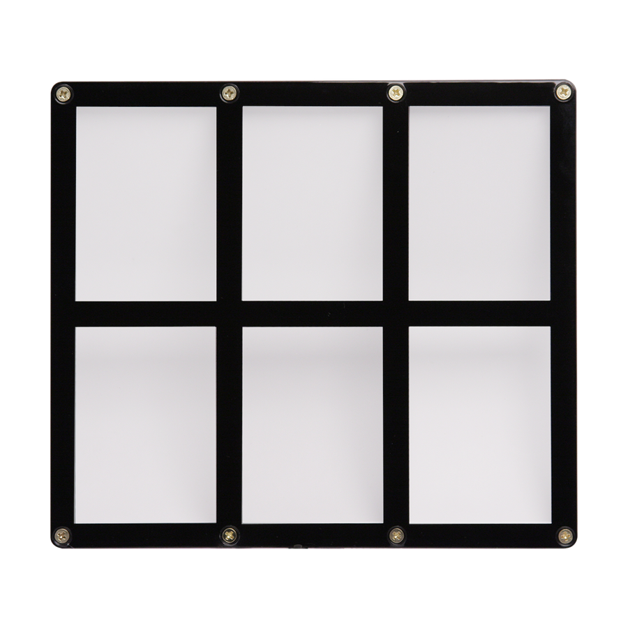 Ultra PRO: Screwdown Holder - Black Frame (6-Card)