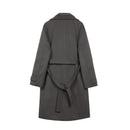 Double Breasted Men's Mid-length Over-the-knee High-grade Trench Coat