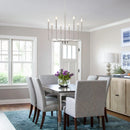 LNC 8-Light Chandelier Lighting Champagne Pendant Lights Chandeliers