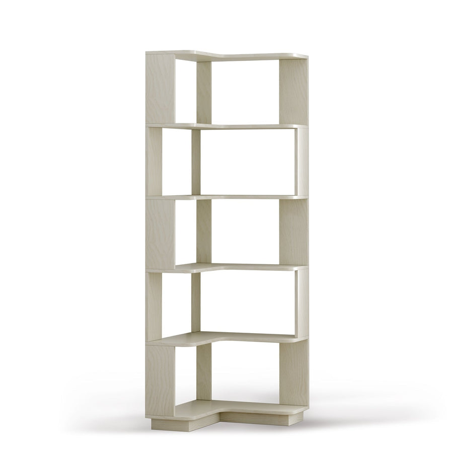 6-Tier L-Shaped Corner Bookshelf with Anti-Tip Safety Kit