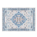 8x10FT VintageÊArea Rug Modern Non Slip Carpet Boho Low Pile Soft Rug Waterproof Machine Washable Rug for Living Room BedroomÊKitchen Dining Room Unde
