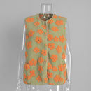 AutumnWinter Fleece Cardigan Vest Women's
