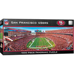 San Francisco 49ers - 1000 Piece Panoramic Jigsaw Puzzle - End View