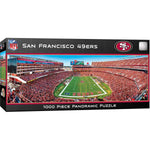 San Francisco 49ers - 1000 Piece Panoramic Jigsaw Puzzle - End View