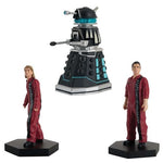 Eaglemoss Doctor Who Festive Special Figurine Box Set - Revolution of the Daleks Figurine Box Set (13th Doctor, Jack Harkness, Defense Drone Dalek)