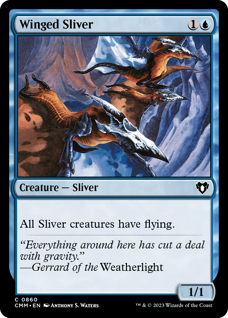 Winged Sliver (CMM-860) - Commander Masters