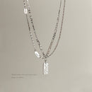 Double Layer Stacked Necklace