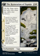 The Restoration of Eiganjo // Architect of Restoration (NEO-034) - Kamigawa: Neon Dynasty: (fandfc, enchantment)