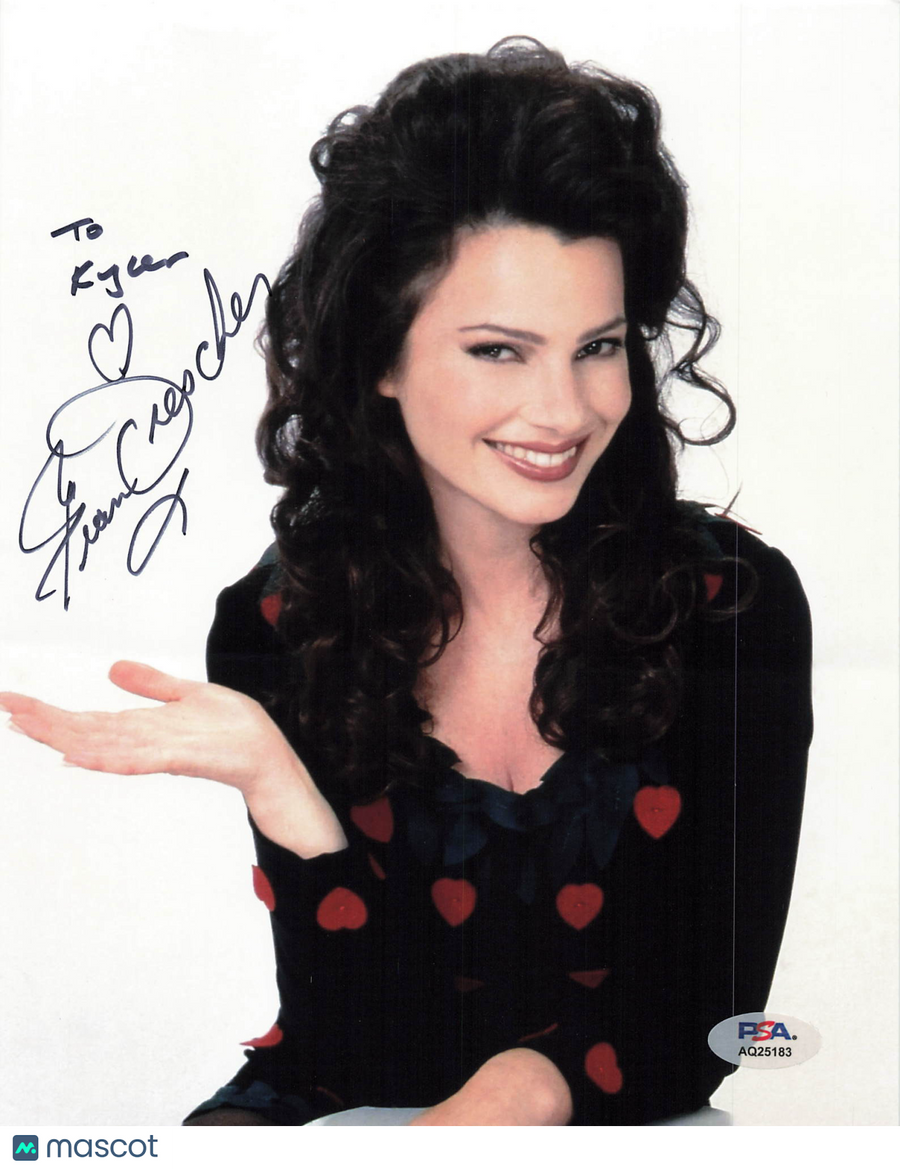 Fran Drescher Signed 8x10 Photo PSA Autographed