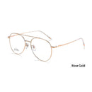 Retro Titanium-frame Fashion Glasses
