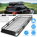 63x39x6.3in Universal Roof Rack Cargo Carrier Car Top Luggage Holder Basket withÊHook Strap Elastic Net