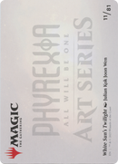 White Sun's Twilight // White Sun's Twilight (AONE-011) - Phyrexia: All Will Be One Art Series (Borderless)