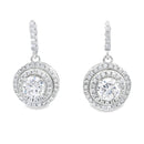 Cubic Zirconia Earrings Sterling Silver