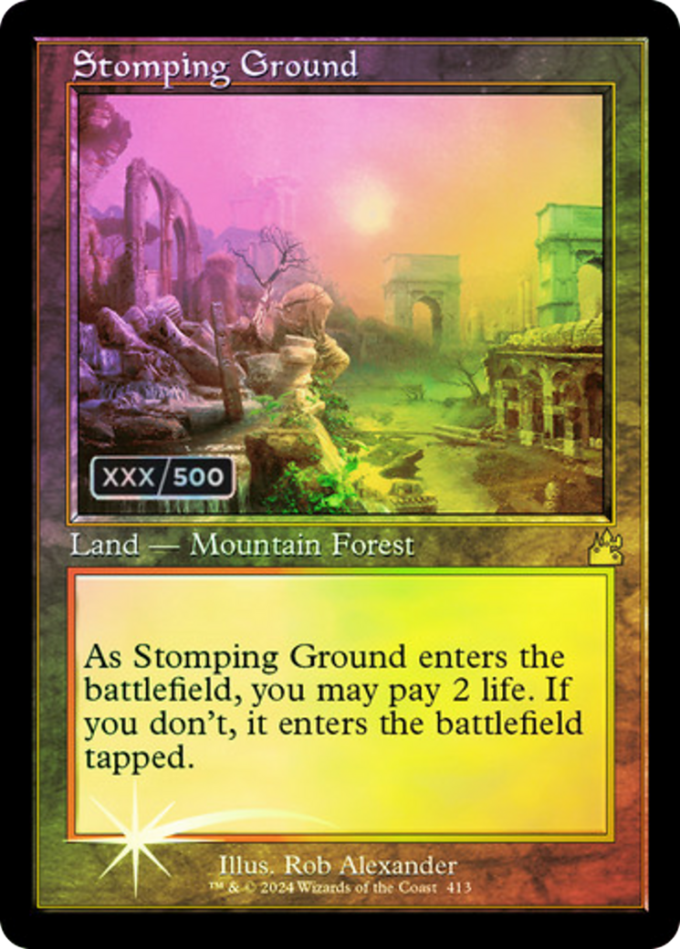 Stomping Ground (RVR-413) - Ravnica Remastered Foil