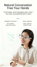 8MP AI Smart Glasses Bluetooth Sunglasses For Music Calling Translation G3