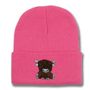 Cartoon Long Hair Yak Knitted Hat Winter Warm Wool