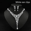 Colorful Zircon Wedding Jewelry Set