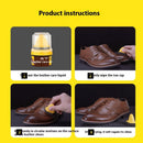 Leather Shoe Polish Sponge: Black, Brown, Natural, Colorless