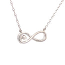 Diamond Heart Love Pendant Sterling Silver 14KT Gold