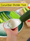 Versatile Manual Vegetable Chopper - Perfect for Cucumbers, Carrots & More - Durable ABS Kitchen Gadget