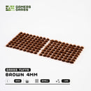 Gamers Grass Tufts: Brown 4mm- Small