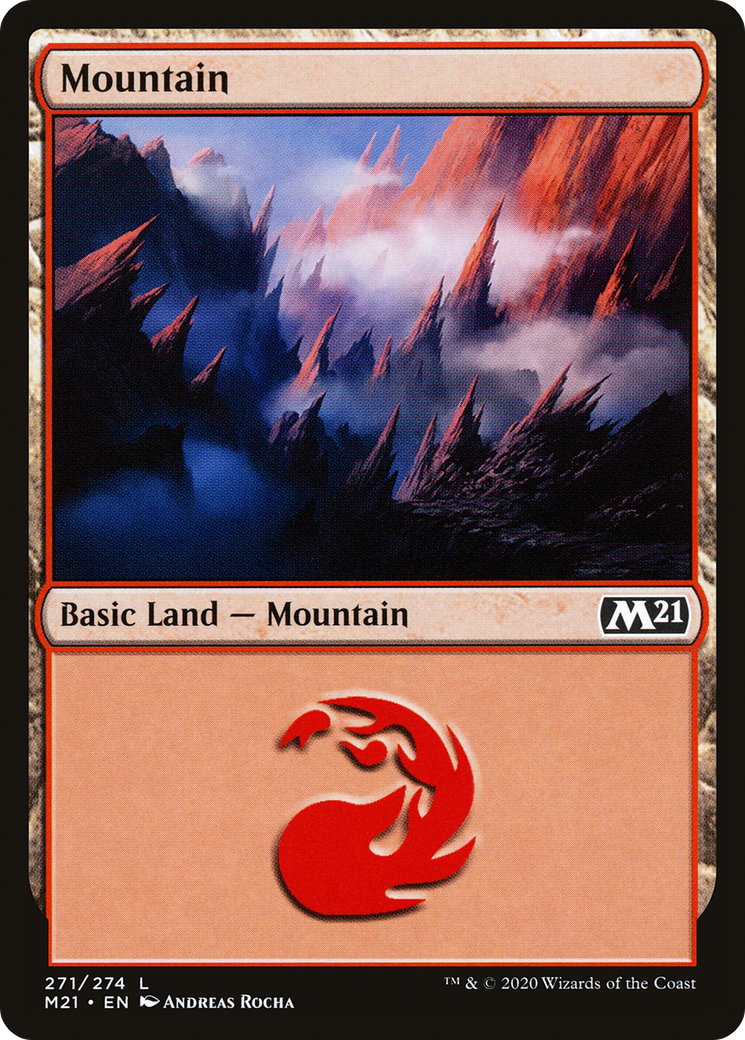 Mountain (M21-271) - Core Set 2021 Foil
