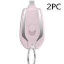Keyring Wireless Charging Bank 1500mAh Portable Power