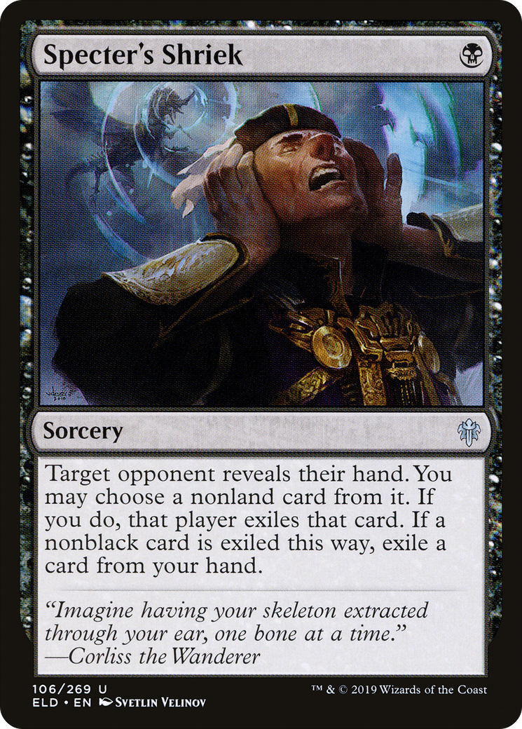 Specter's Shriek (ELD-106) - Throne of Eldraine