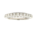 .50ct Diamond Wedding Band Ring 14KT White Gold