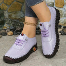 Handmade Stitched Plus Size Mom Shoes