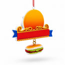 Chicago Skyline Hot Dog Resin Christmas Ornament