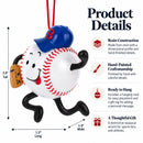 Baseball MVP Figurine Resin Christmas Ornament