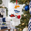 Plumber’s Throne Toilet and Tools Funny Resin Christmas Ornament