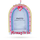 Mom's Baby Blessings Photo Frame Resin Christmas Ornament