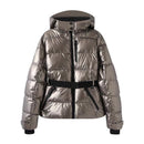 New Multi-color Ski Quilted Hooded Puffer Jacket