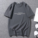 Plus Size Cotton Round Neck Men's T-shirt