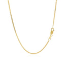14k Yellow Gold Gourmette Chain 1.5mm