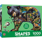 Contours - Wildlife of the Woods 1000 Piece Shaped Jigsaw Puzzle