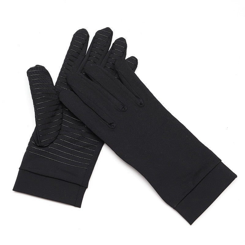 Women's Copper Fiber Pressure Riding Gloves