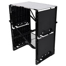Folding Camping Kitchen Table with Heat-Resistant Top