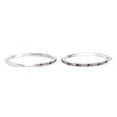 2.24 Carat Genuine Multi Sapphire .925 Sterling Silver Earrings