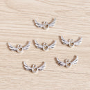 Electroplated Hollow Love Angel Wings Pendant