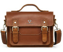 Crazy Horse Leather Crossbody Bag For Men