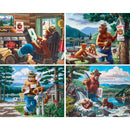 Smokey Bear 100 Piece Jigsaw Puzzles 4-Pack