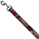 Dog Leash - THE AMAZING SPIDER-MAN Stacked Comic Books/Action Poses