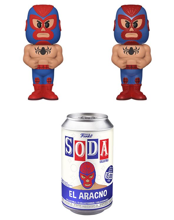 Funko Vinyl SODA: Luchadores - Spider-Man Vinyl Figure