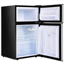 3.2 cu ft. Compact Stainless Steel Refrigerator