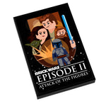 Brick Wars: Attack of the Figures (EP. 2) Movie Tile Cover (2x3 Tile) made using LEGO part - B3 Customs