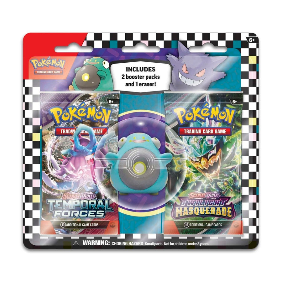 2 Booster Packs & Bellibolt Eraser