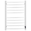 10 Bar Towel Warmer Wall Mounted Electric Heated Towel Rack with Built-in Timer-Silver